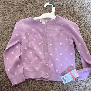 Target Purple and White Polka Dot Sweater